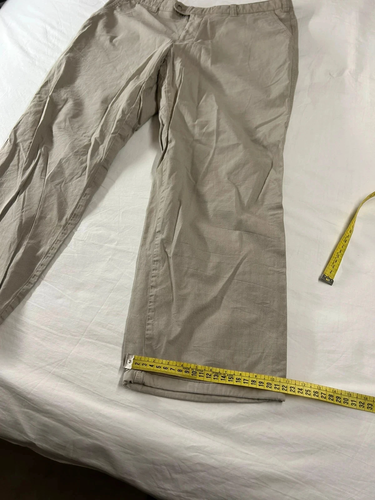 Vintage beige grey chino SAINT HILAIRE – photo 6